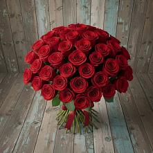 Букет 55 Красных роз Фридом #REPLACE_PRED# Очере