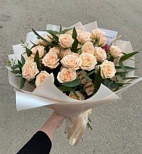Букет Кремовые розы Латте в Очере