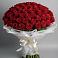 Букет 101 Красная роза Блэк Мэджик в Очере