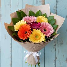 Букет цветов из:  Герберы #REPLACE_PRED# Очере