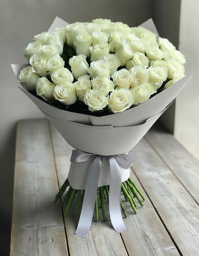Букет 35 Белых роз в Очере