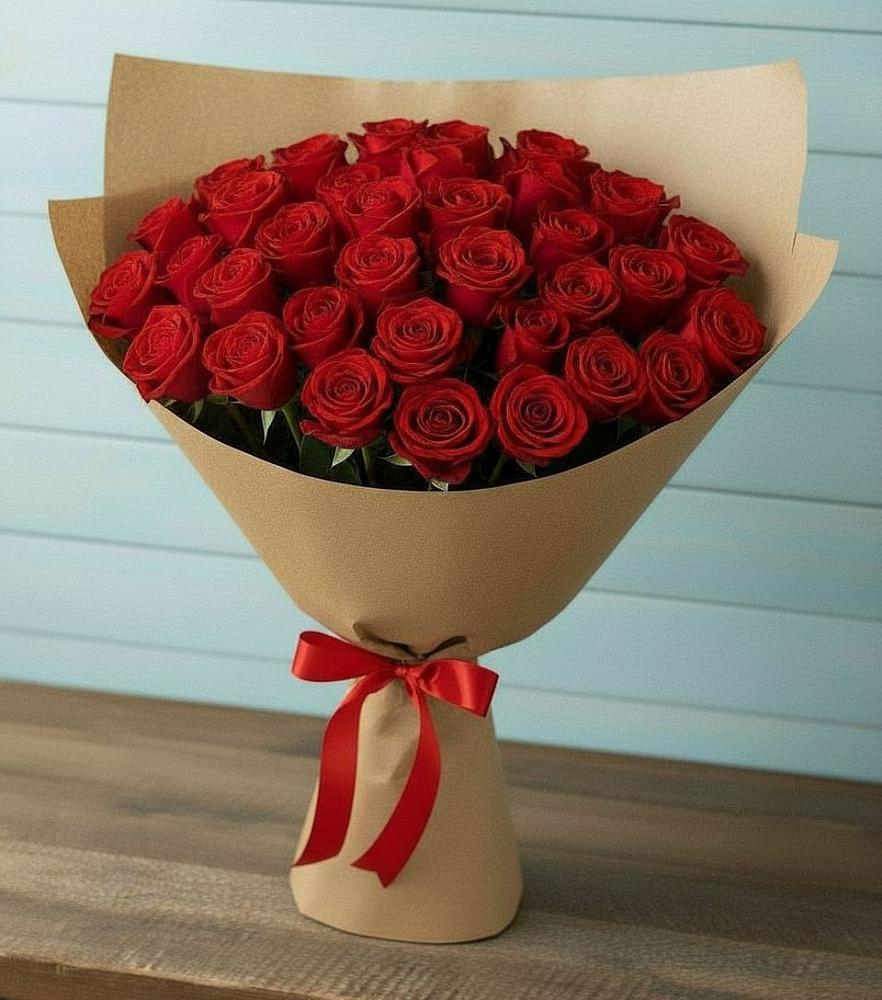 Букет Красные розы Милано в Очере