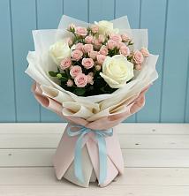 Букет цветов из:  Розы в Очере