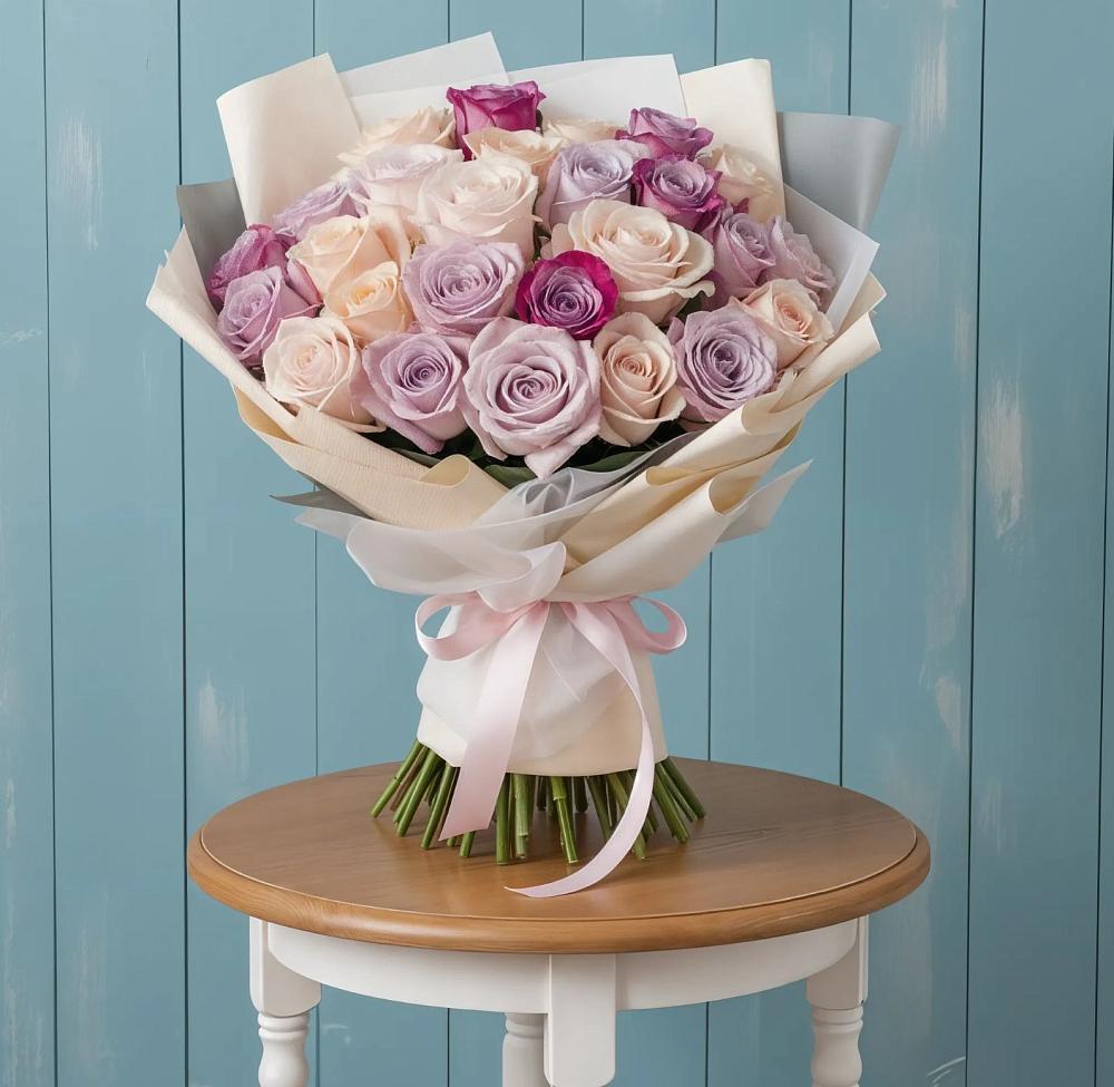 Букет цветов из: Розы в Очере