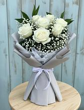 Букет цветов из:  Розы в Очере