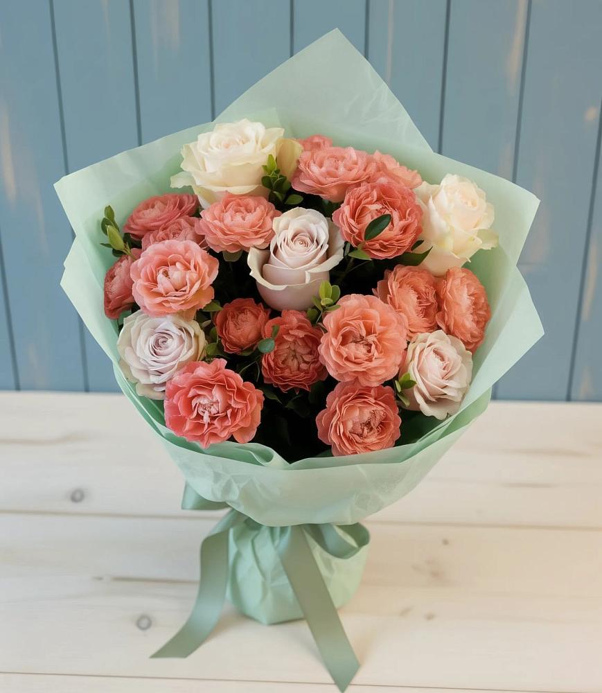 Букет цветов из: Розы в Очере