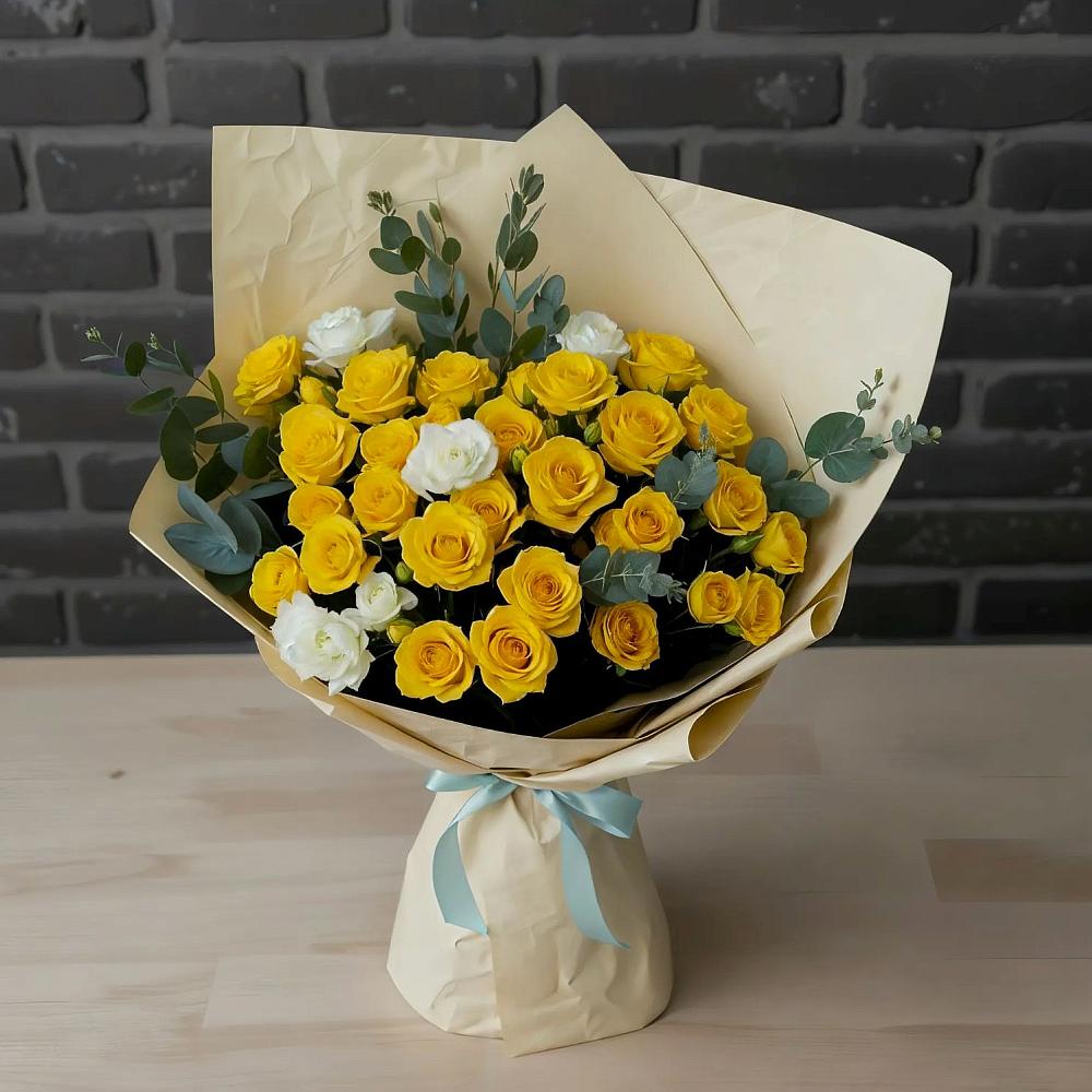 Букет цветов из: Розы в Очере