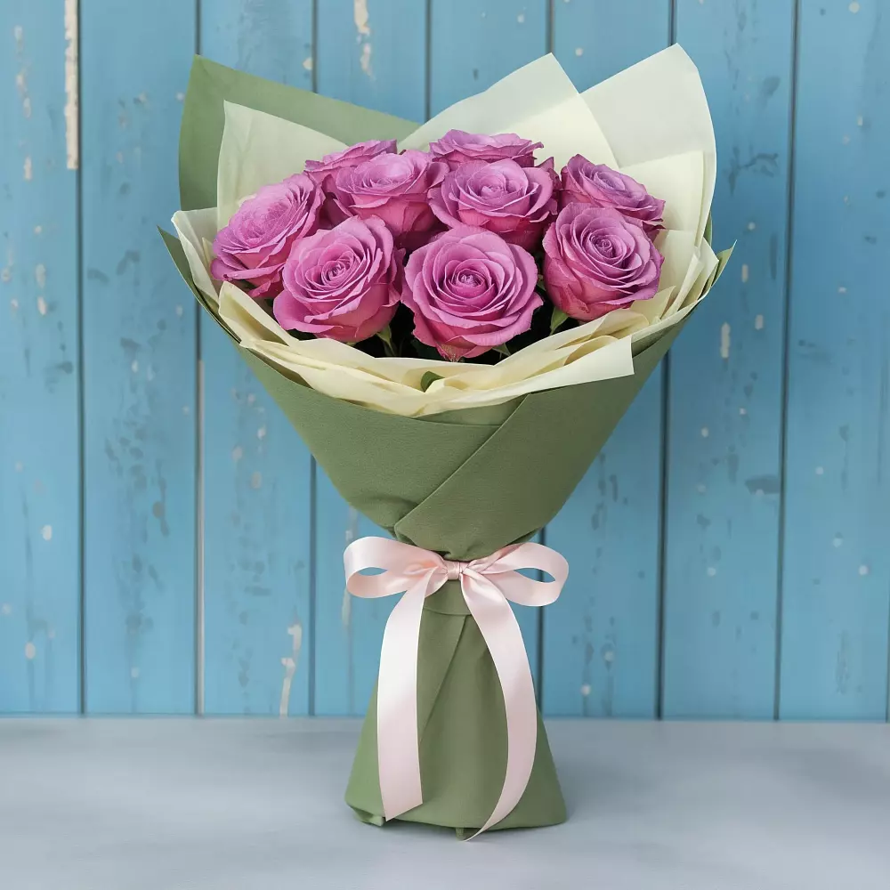 Букет Розы Фёрст Леди в Очере