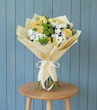 Букет цветов из:  Хризантемы и Розы #REPLACE_PRED# Очере