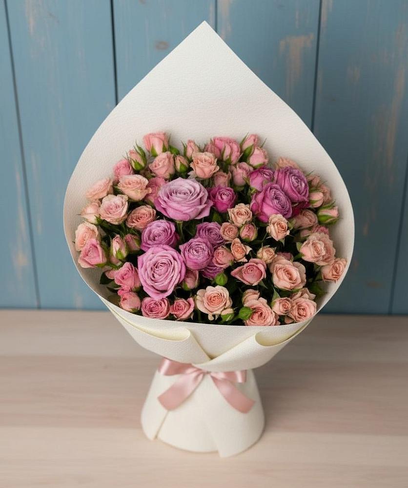 Букет цветов из: Розы в Очере