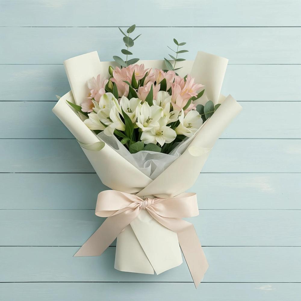 Букет цветов из: Альстромерии в Очере