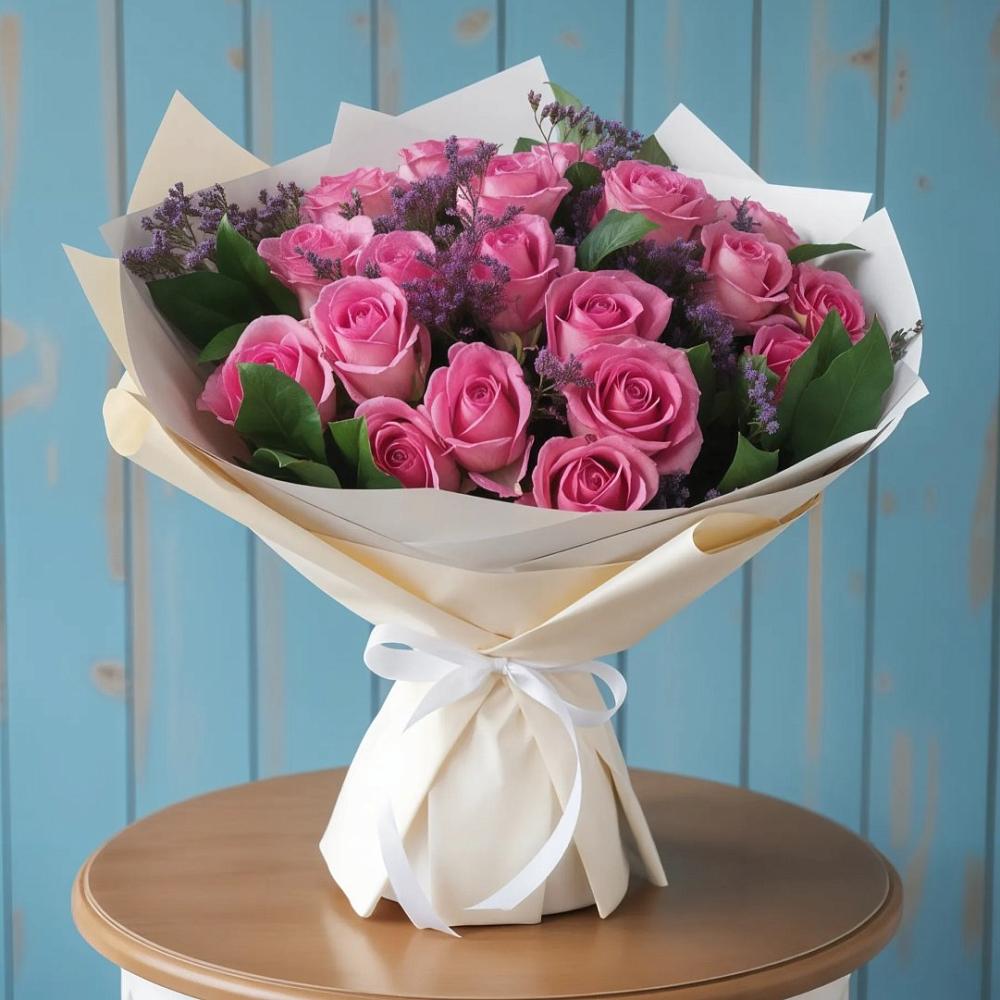 Букет цветов из: Розы в Очере