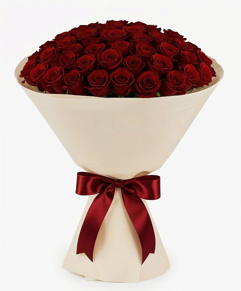 Букет 101 Бордовая роза Блэк Бакарра в Очере